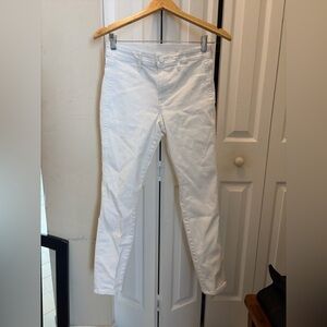 H&M &Denim White Skinny Ankle Jeans Sz 27